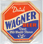 beer coaster from Wagner, George, Atlantic Brewery ( IL-WAG-2 )