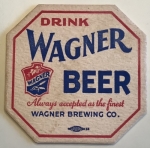 beer coaster from Wagner, George, Atlantic Brewery ( IL-WAG-5 )