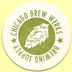 beer coaster from West Hammond Brewing Co. ( IL-WERK-3 )