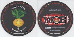 beer coaster from Will County Brewing Company ( IL-WILD-3 )