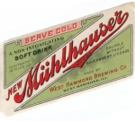 beer label from West Side Brewery Co. ( IL-HAMO-LAB-8 )