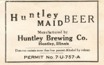 beer label from Ignatz Huber, City Brewery   ( IL-HUNT-LAB-1 )