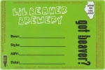 beer label from Limestone Brewery ( IL-LILB-LAB-1 )