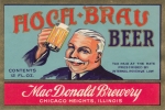 beer label from Macushla Brewing Co. ( IL-MACD-LAB-1 )