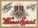 beer label from Wagner Brewing Co ( IL-WALK-LAB-4 )