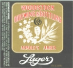 beer label from Woodstock Brewing and Bottling Co. ( IL-WOOD-LAB-3 )