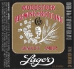 beer label from Woodstock Brewing and Bottling Co. ( IL-WOOD-LAB-5 )