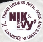 beer sticker from Niteglow Beer Co. ( IL-NIKI-STI-2 )