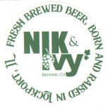 beer sticker from Niteglow Beer Co. ( IL-NIKI-STI-3 )