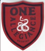 beer sticker from One Lake Brewing ( IL-ONEA-STI-2 )