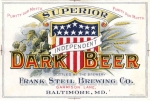 beer label from Franklins Brewery ( MD-FRAN-LAB-3 )