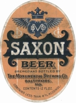 beer label from Mount Brewing Co. ( MD-MONU-LAB-1 )