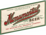 beer label from Mount Brewing Co. ( MD-MONU-LAB-5 )