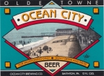 beer label from Ocean City Brewing Co.  ( MD-OCT-LAB-1 )