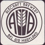 beer coaster from American Brewery ( MD-ALEC-2 )