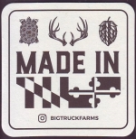 beer coaster from Bis-Mac Manufacturing Co.  ( MD-BIGT-4 )