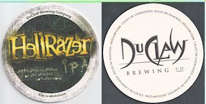 beer coaster from DuClaw Brewing Company ( MD-DUC-50A )