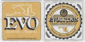 beer coaster from Farmacy Brewing ( MD-EVOL-12 )