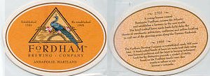 beer coaster from Fort Pitt ( MD-FORD-5 )