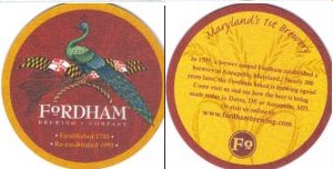 beer coaster from Fort Pitt ( MD-FORD-8 )