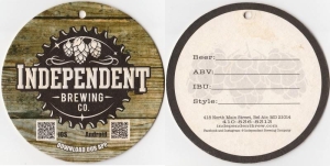 beer coaster from Inverness Brewing ( MD-INDE-6 )