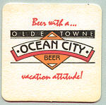 beer coaster from Ocean City Brewing Co.  ( MD-OCT-1 )
