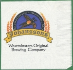 beer napkin from Jug Bridge Brewery ( MD-JOHA-NAP-1 )