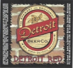 beer label from Detroit Brew Factory ( MI-DETR-LAB-1 )