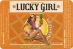 beer label from Ludington Bay Brewing Co. ( MI-LUCK-LAB-6 )