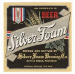 beer label from Silver Harbor Brewing Company ( MI-SILV-LAB-1 )