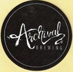 beer coaster from Arclight Brewing ( MI-ARCH-1 )