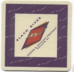 beer coaster from Blackrocks Brewing Co.  ( MI-BLRV-1 )