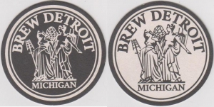 beer coaster from Brew Works ( MI-BREW-1 )