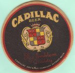 beer coaster from Cadillac Straits Brewing Company ( MI-CAD-1 )