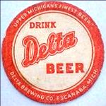 beer coaster from Detroit Beer Co. ( MI-DELT-2 )