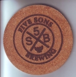 beer coaster from Fletcher Street Brewing ( MI-FIVS-2 )