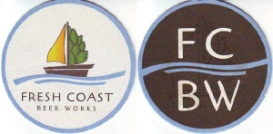 beer coaster from Friars Ale Brewing Co. ( MI-FRES-1 )