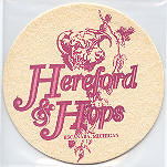 beer coaster from Hideout Brewing Co ( MI-HERE-1 )