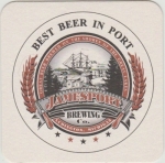 beer coaster from Jamex Brewing Co. ( MI-JAMES-4 )