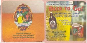 beer coaster from Jaxon Beer Co ( MI-JASP-2 )