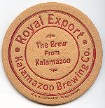 beer coaster from Kalamazoo Brewing Co. (Bell