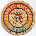 beer coaster from Kraft Brewing Co. ( MI-KOP-1 )