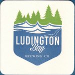 beer coaster from Lynchpin Beer Co. ( MI-LUDB-1 )