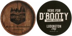 beer coaster from Lynchpin Beer Co. ( MI-LUDB-3 )