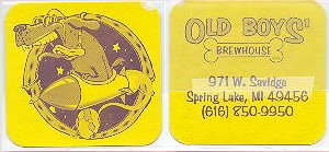 beer coaster from Old Detroit Brewing Co ( MI-OLDB-2 )