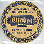 beer coaster from Dimes Brewhouse ( MI-OLDBR-1 )