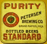 beer coaster from Petoskey Brewing Co. ( MI-PET-1 )