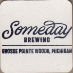 beer coaster from Soo Brewing Co. ( MI-SOME-1 )