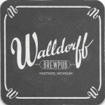 beer coaster from Walton Sechs Beer Co ( MI-WALL-1 )