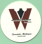 beer coaster from Wyandotte Brewing Co. ( MI-WOOD-1 )